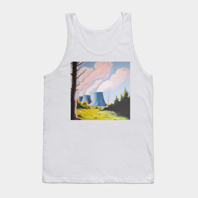 Nuclear Power Plants Oil Painting Tank Top by soulfulprintss8